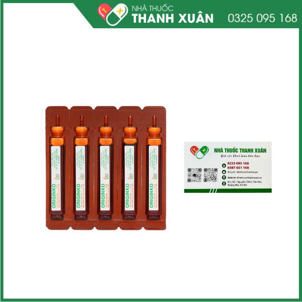 Originko 80mg phòng và điều trị suy giảm trí nhớ, hội chứng tiền đình